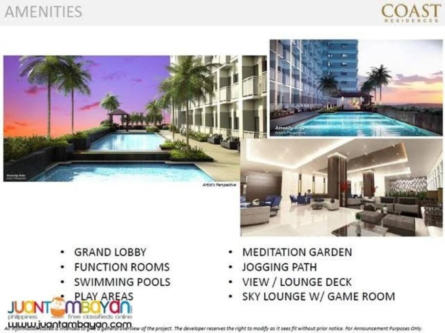 Smdc Coast Residences Lovely Fully-Furnished 1 Bedroom Condo With Pool Manila Exteriör bild